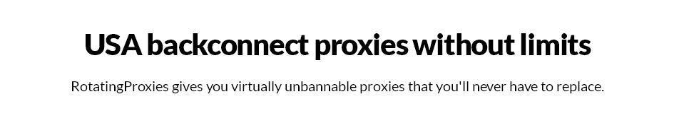 Backconnect Proxies Discount